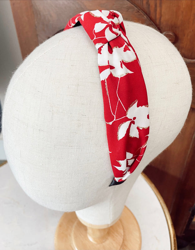 FLORAL KNOTTED HEADBAND