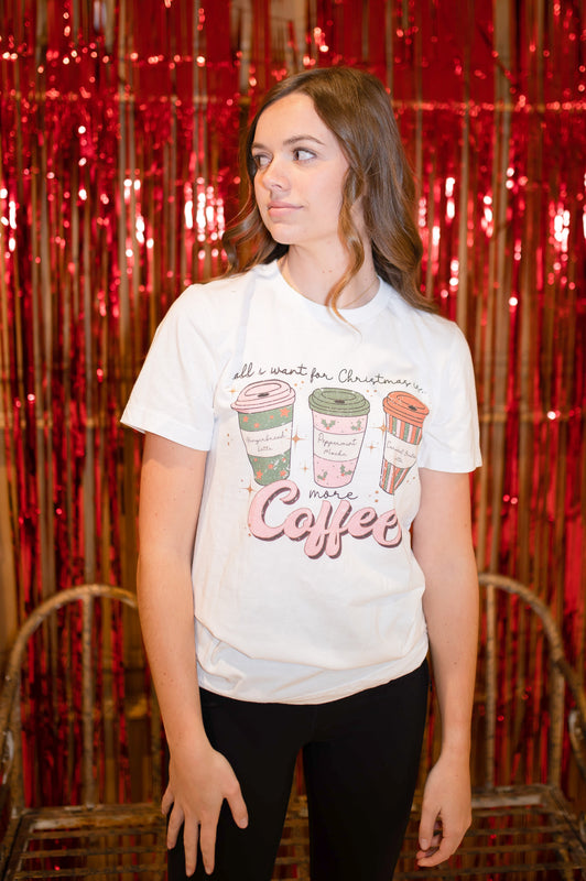 CHRISTMAS COFFEE GRAPHIC TEE