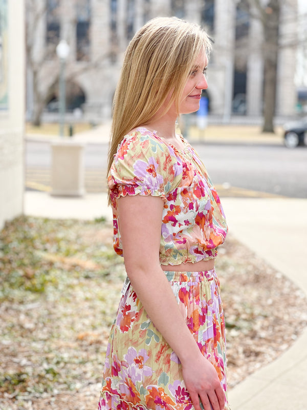 TROPICAL PUNCH CROP TOP