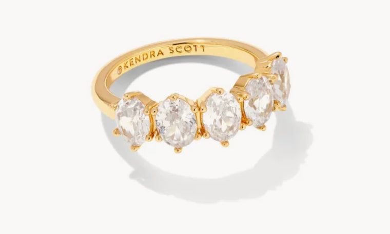 KENDRA SCOTT: CAILIN CRYSTAL BAND RING