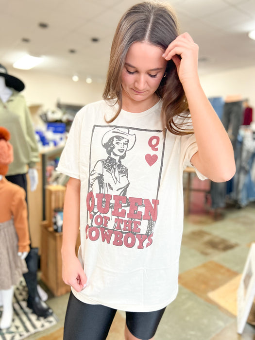 QUEEN OF THE COWBOYS TEE