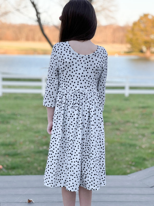 POLKA DOT TWIRL DRESS