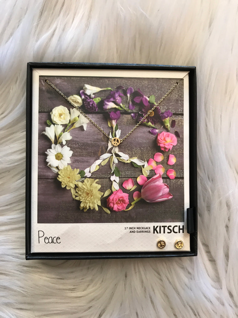 NECKLACE/EARRING BOX SET