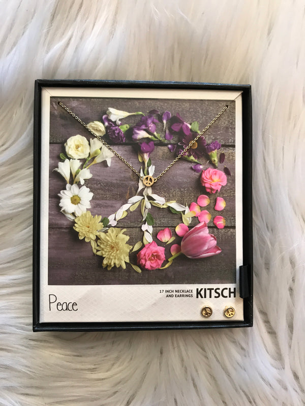 NECKLACE/EARRING BOX SET