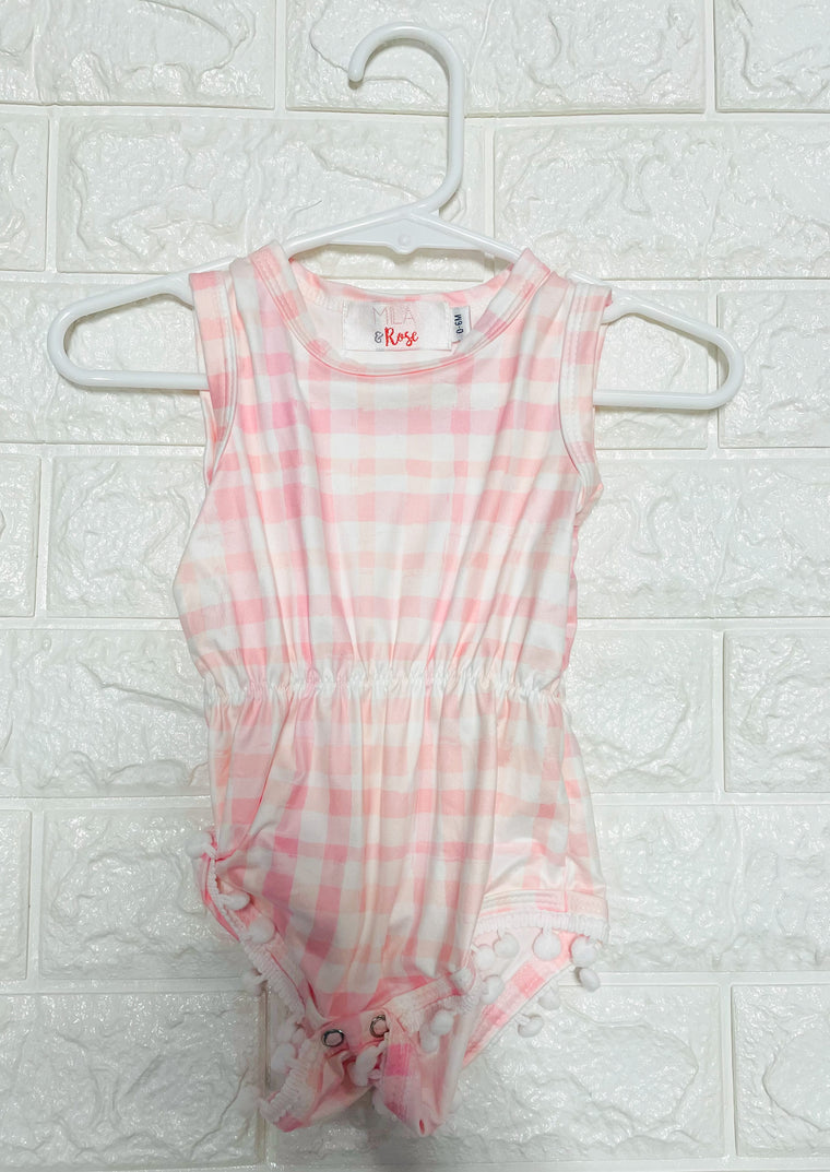 SUMMER PICNIC POM POM ROMPER