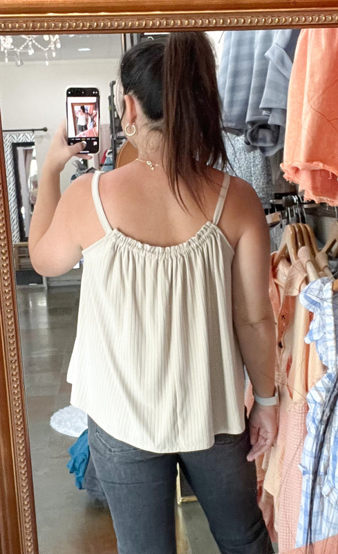 LAID BACK TAUPE TANK