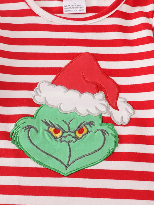 STRIPED GRINCH DRESS