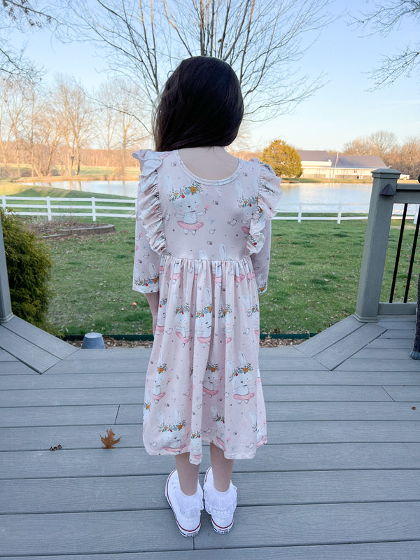 BE HOPPY RUFFLE DRESS