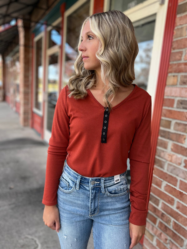 V NECK BODYSUIT