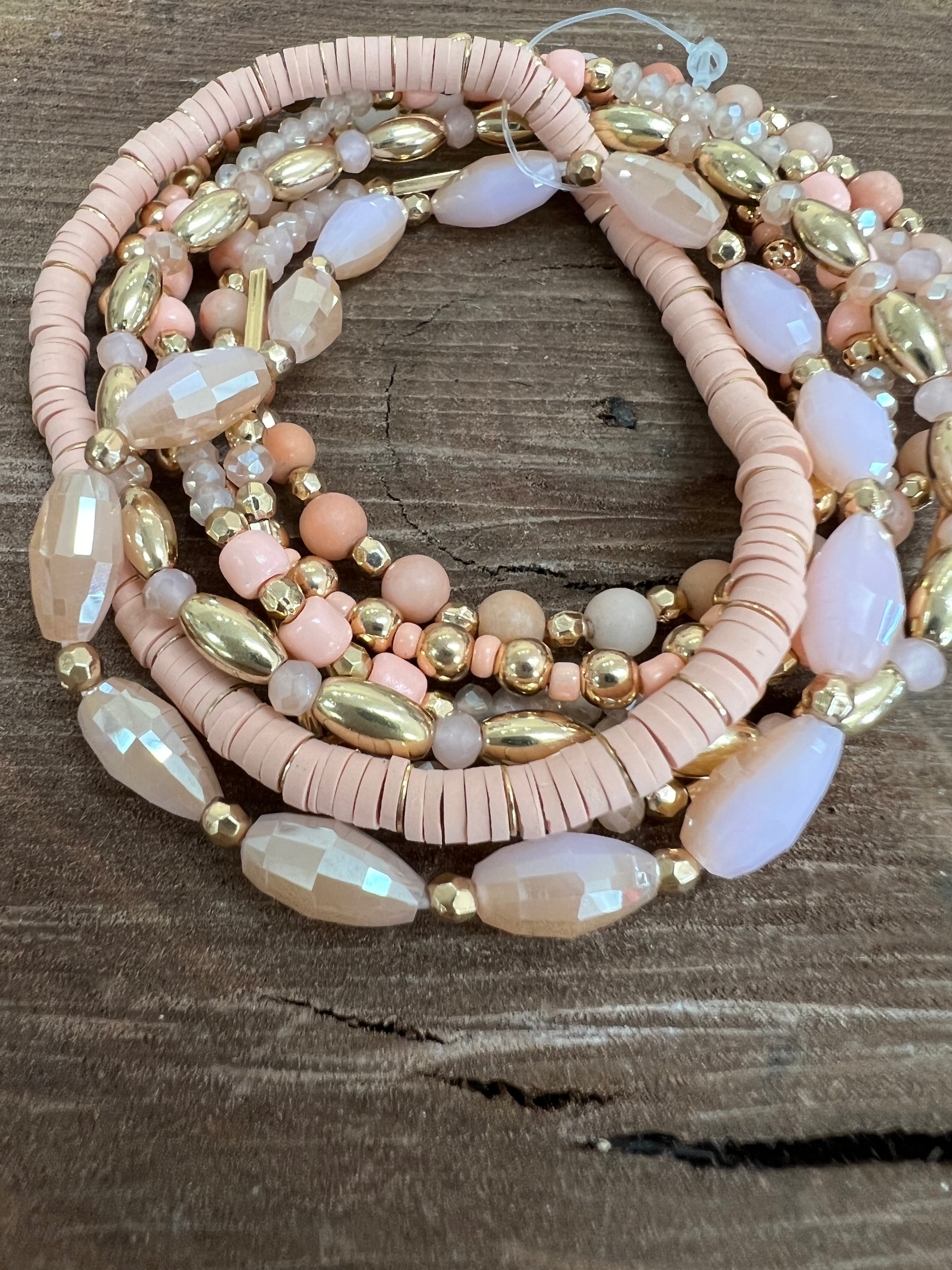 BLUSH BRACELET STACK