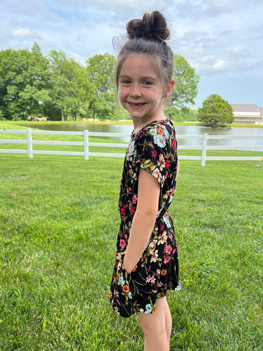 YOUTH FLORAL ROMPER