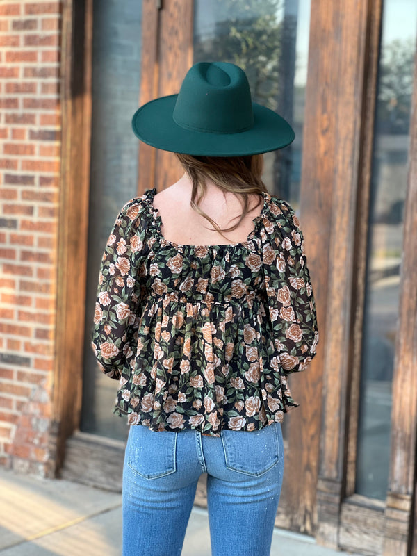 SOLID FALL HAT- 2 COLORS