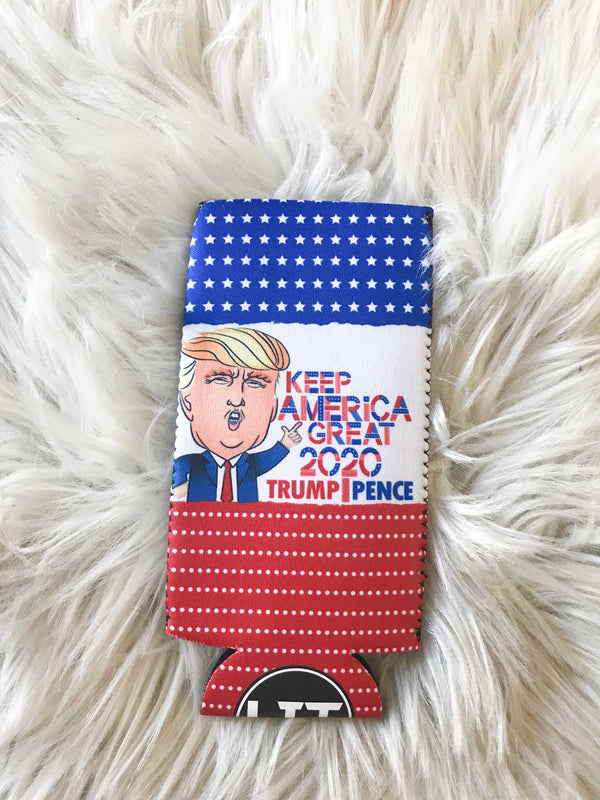 SLIM CAN COOLER POLITICAL