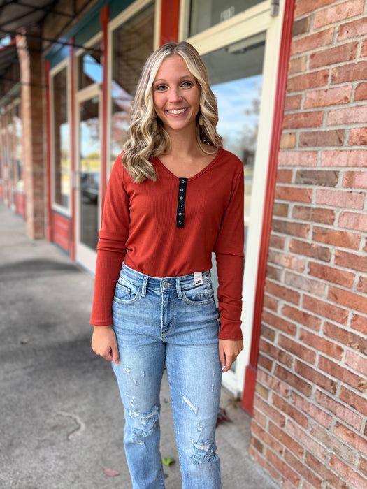 V NECK BODYSUIT