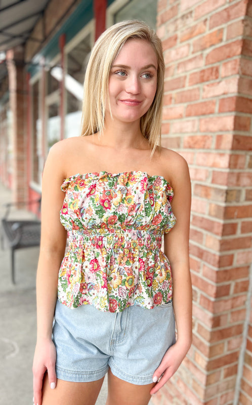 EVERY BLOOM TUBE TOP