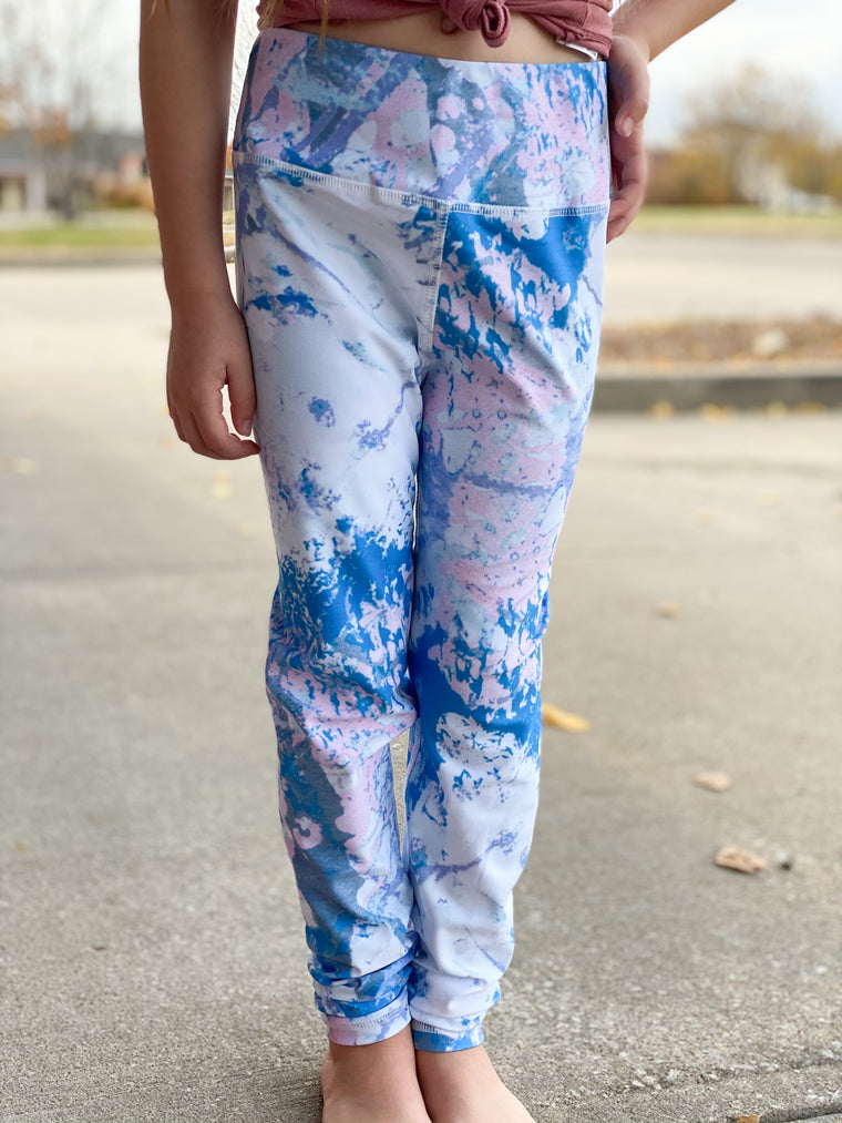 YOUTH TIE DYE LEGGINGS