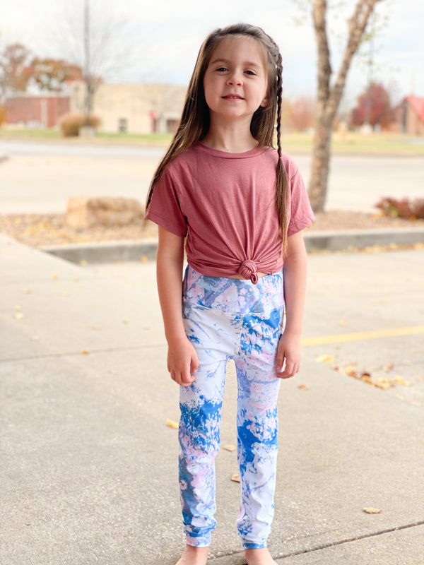 YOUTH TIE DYE LEGGINGS