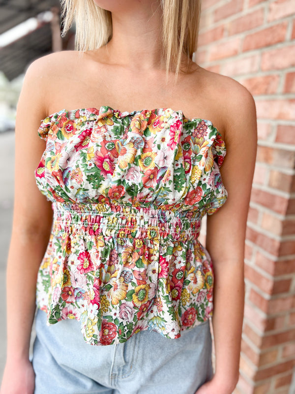 EVERY BLOOM TUBE TOP