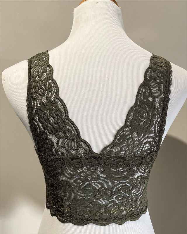 FLORAL LACE BRALETTE