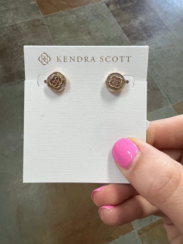 KENDRA SCOTT: STAMPED DIRA STUD ERG