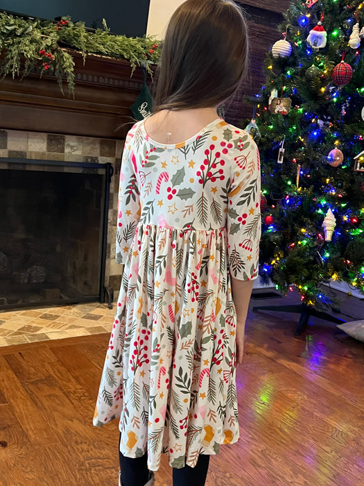 HOLLY JOLLY TWIRL DRESS