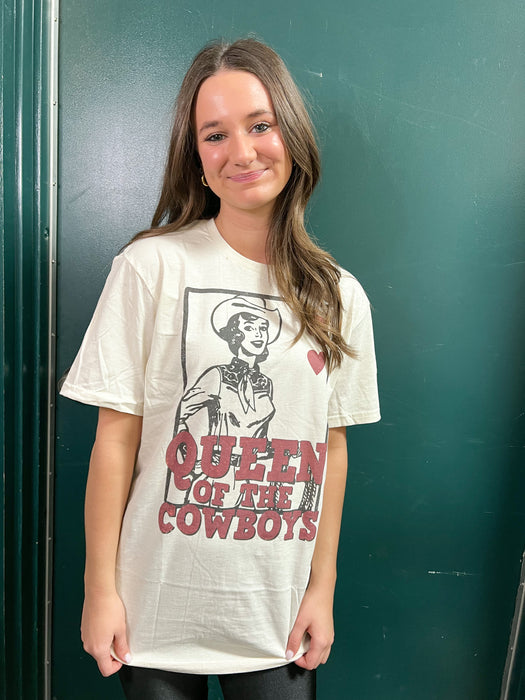 QUEEN OF THE COWBOYS TEE