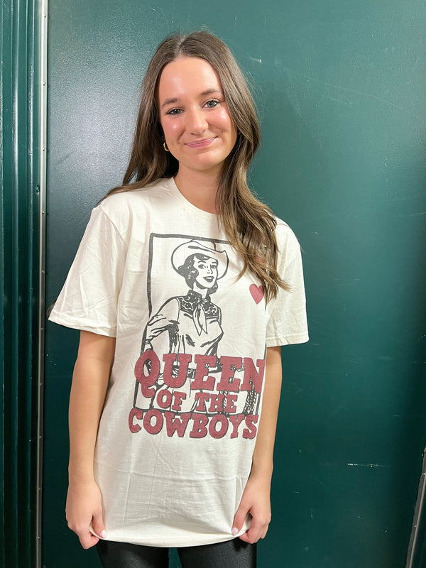 QUEEN OF THE COWBOYS TEE