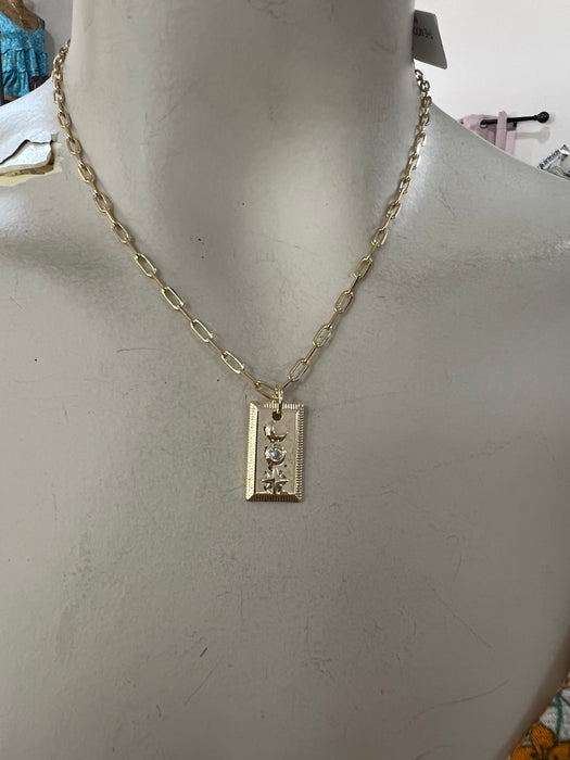 THE MOON & STARS NECKLACE