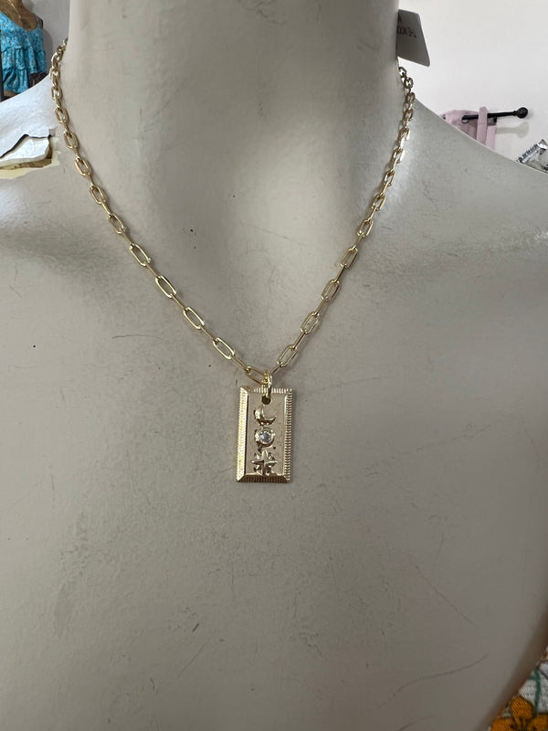 THE MOON & STARS NECKLACE