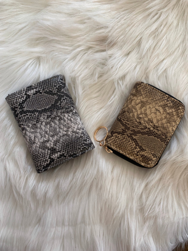SNAKESKIN COIN PURSE