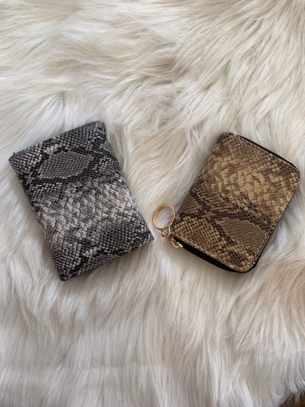 SNAKESKIN COIN PURSE